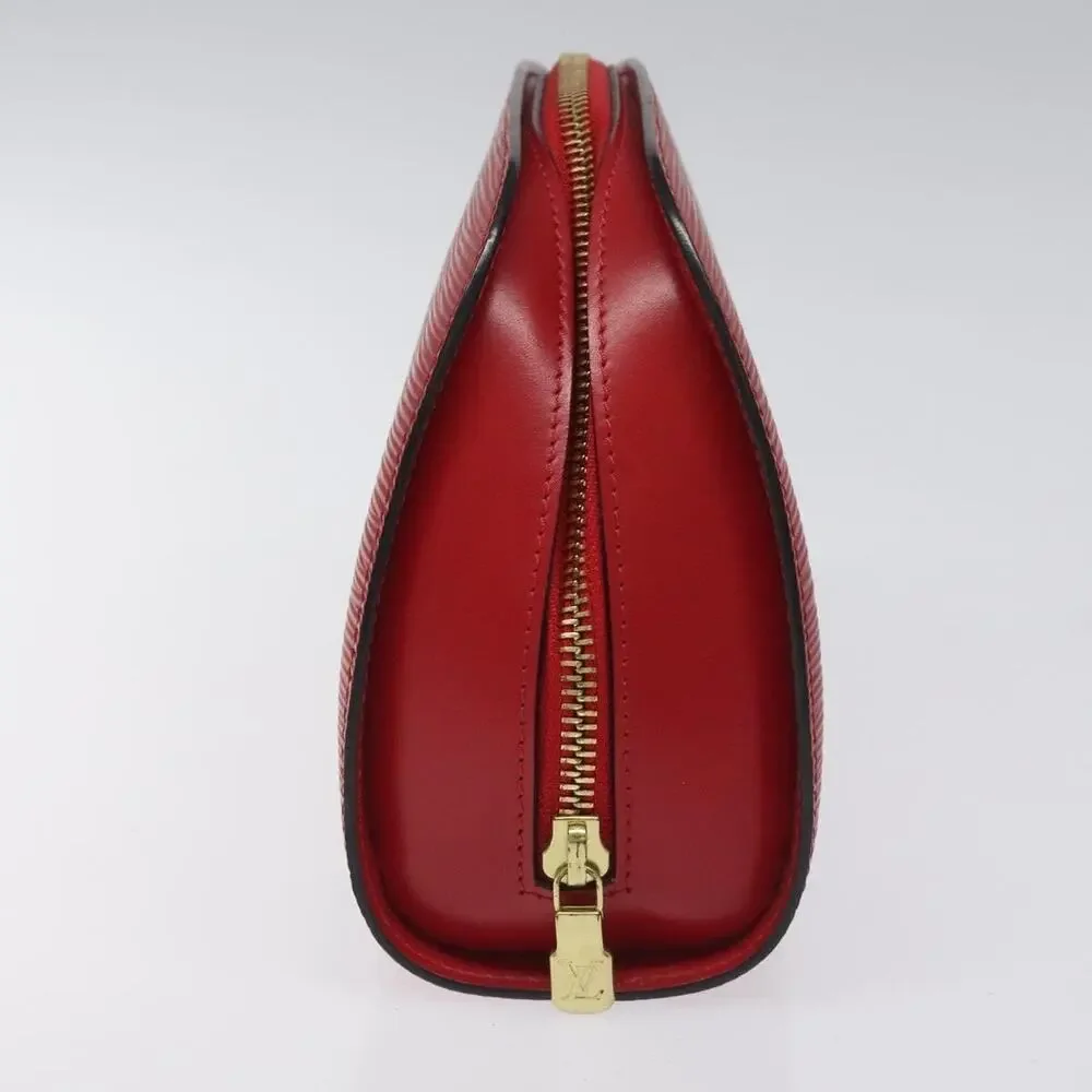 Louis Vuitton Epi Dauphine MM Pouch Red